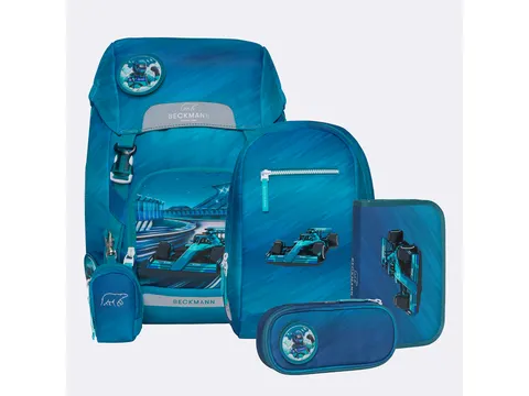 Schooltasset Beckmann Classic Racing green 6dlg (Schooltas, gymtas, et