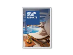 Kliklijst A2 Rechte Hoeken 20mm Zilver