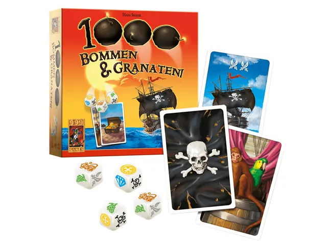 999Games Dobbelspel 1000 Bommen en Granaten 8+