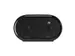 Tork T9 SmartOne Twin Mini Toiletpapier Dispenser Elevation Zwart