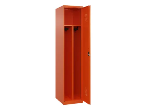 locker voor scheiding van kleding,HxBxD 1850x400x500mm,1vak