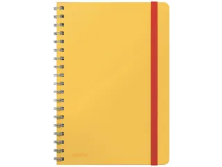 Notitieboek Leitz Cosy B5 lijn spiraal geel - 1