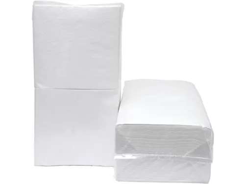 Servetten 33x33 cm 1-laags wit 9 x 500 stuks