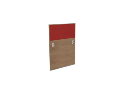 baliepaneel,v. bureau,aanbouw links,B 800mm,NT-cherry,BN4011-rood