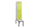 locker voor scheiding van kleding,HxBxD 2120x400x815mm,1vak