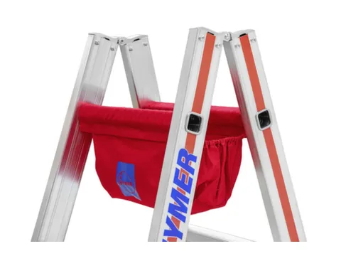 Gereedschapstas,V. Aluminium En Houten Ladder,Katoen,Rood