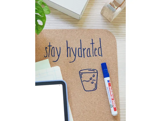 Viltstift edding 3000 rond rood 1.5-3mm