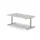 Elektrisch ihv bureau,HxBxD 650-1310x1800x1000mm,blad lichtgrijs