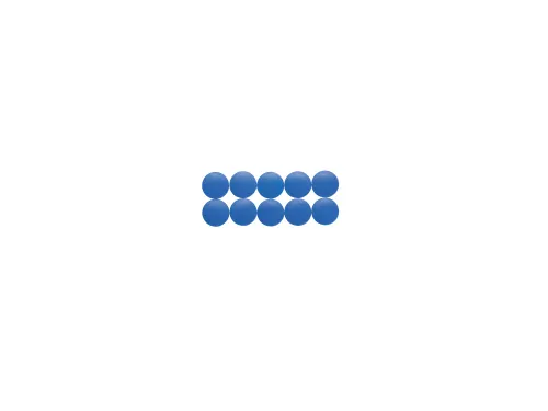 Magneet MAUL Solid 20mm 300gr blauw 10 stuks