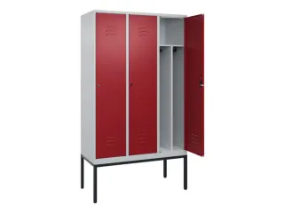 locker voor scheiding van kleding,HxBxD 2120x1200x500mm,3vak - 2