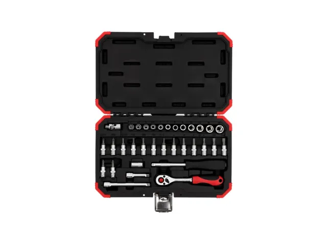 GEDORE R49003033 Jeu de clés à douilles 1/4 4-13mm 33pièces