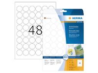 Etiket Herma 4387 Movables Rond 30Mm wit 1200St