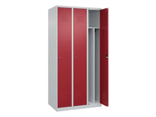 locker voor scheiding van kleding,HxBxD 1850x900x500mm,3vak