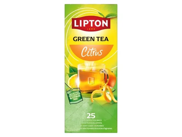 Thee Lipton Balance Green Tea Citrus Met Envelop 25Stuks
