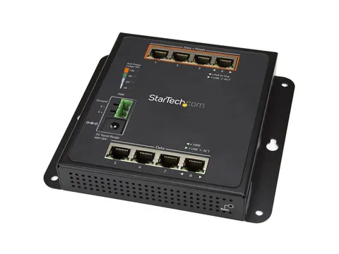 8 Poorts (4 Poe+) Gigabit Ethernet Switch Managed Wandmonteerbaar