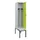 locker met bank,voor scheiding van kleding,HxBxD 2120x400x815mm,1vak