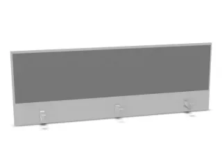 opzetpaneel bureau aanbouw achter MP-lichtgrijs BN8078-grijs 1600mm - 1