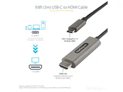 3 Meter USB-C naar HDMI Kabel 4K 60Hz met HDR10 Ultra HD USB Type-C