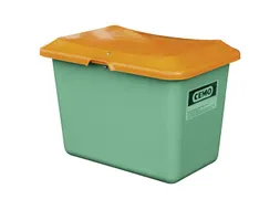strooigoedbak,100l,HxBxD 340x890x600mm,GVK,groen,deksel oranje