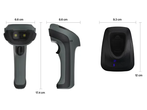 Safescan 350-BT Draadloze Barcodescanner met oplaadstation USB-A