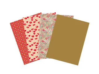 Hobbypapier Décopatch 30x40cm set à 4 vel thema Love is in the Meado - 1