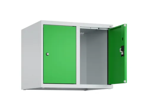 opzetkast,v. locker,2vak.,vak B 300mm,HxBxD 500x600x500mm,cilinderslot