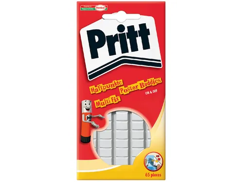 Pritt Poster Buddies dubbelzijdige kleefpad Blister 65 stuks