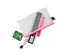 Pochette zip Foldersys EVA 120x220mm rose fluo