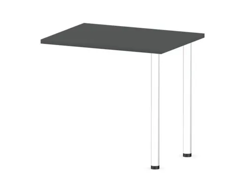 aanbouwtafel,i.h.v.,HxBxD 720-840x800x600mm,MS-donkergrijs