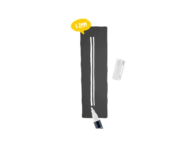 Krijtstift Securit Sma-100 Rond 1-2mm Wit 7 Stuks