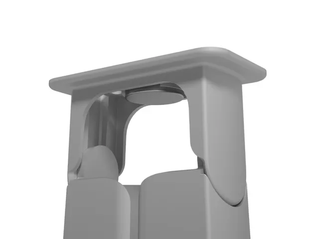 Addit kabelgeleider Grijs voor zit-sta Bureau 130cm incl. magneethoude