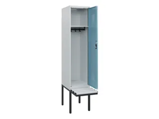locker met bank,HxBxD 1950x400x815mm,1vak,vak B 400mm,cilinderslot - 1