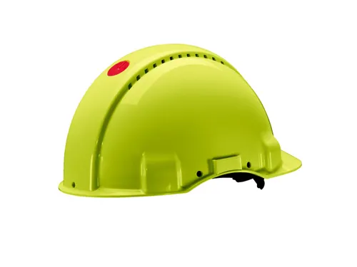 3M Veiligheidshelm, Uvicator, ventilatie, leren zweetband, Hi-Viz, G30