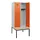 locker met bank,HxBxD 1950x800x815mm,2vak,vak B 400mm,cilinderslot