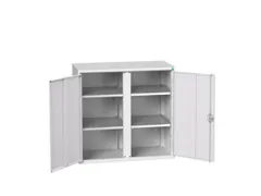 universele kast,HxBxD 1000x1050x550mm,4xStalen bodem,draaigrendelslot
