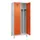 locker voor scheiding van kleding,HxBxD 1950x800x500mm,2vak