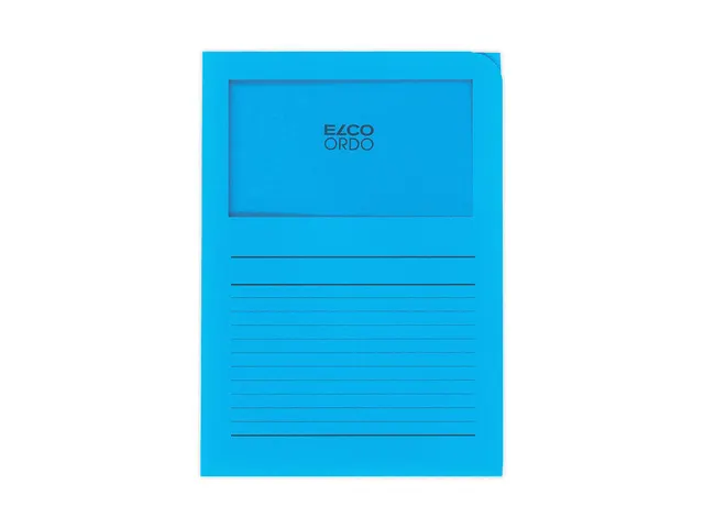 Map Elco Ordo Classico mvenst A4 120gr 220x310mm blauw 100st verp10022