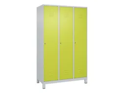locker,HxBxD 1950x1200x500mm,3vak,vak B 400mm,cil.-slot,voeten