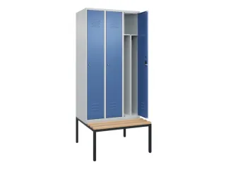 locker voor scheiding van kleding,HxBxD 2120x900x815mm,3vak - 2
