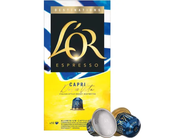 L'Or Destinations koffiecapsules Capri Dolce Vita 12/13 10 stuks