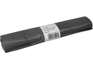 Vuilniszak 25 micron 60x90 cm 70L HDPE grijs rol van 20 stuks - 3