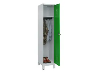 locker,HxBxD 1950x400x500mm,1vak,vak B 400mm,draaigrendel,voeten - 1