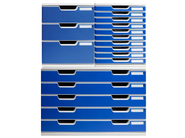 Ladenblok MODULO A3 10 laden Classic Blauw Grijs