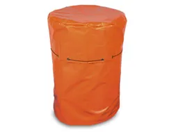 afdekkap,v. verwarmingsmantel,v. vaten,PVC,oranje,Waterdicht