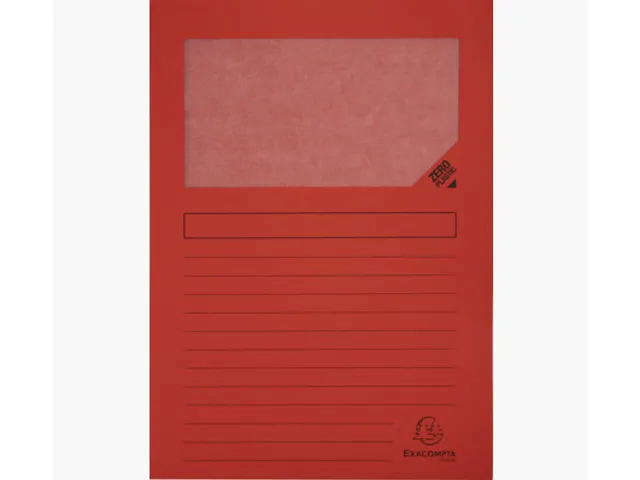 Venstermap Exacompta Forever L-map 120gr karton Rood