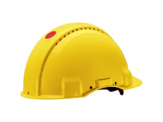3M Peltor G3000D veiligheidshelm, ABS, geel, per stuk, geventileerd - 1