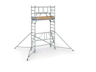 klapsteiger,platform H 2,55m,BxD 1800x600mm,steiger H 3,65m - 1