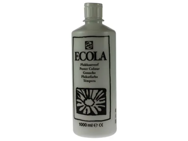 Plakkaatverf Ecola Flacon van 1000 ml Wit