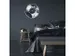 Wandklok NeXtime Marble Duo 48cm zilver metaal