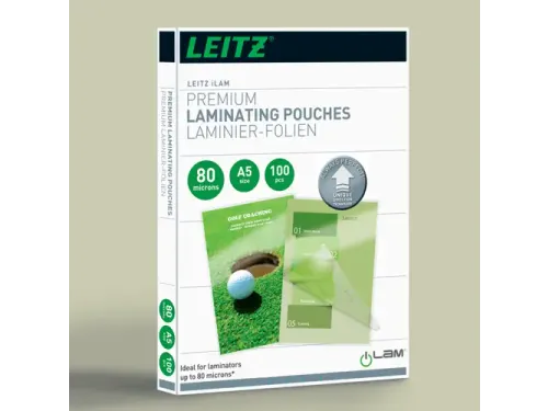 Lamineerhoes Leitz Ilam A5 2x80 Micron 100stuks
